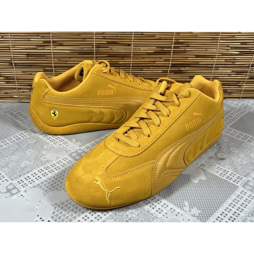 Puma X Scuderia Ferrari‎ Speed Cat Saffron Men's Size 8.5 Us New With Defect